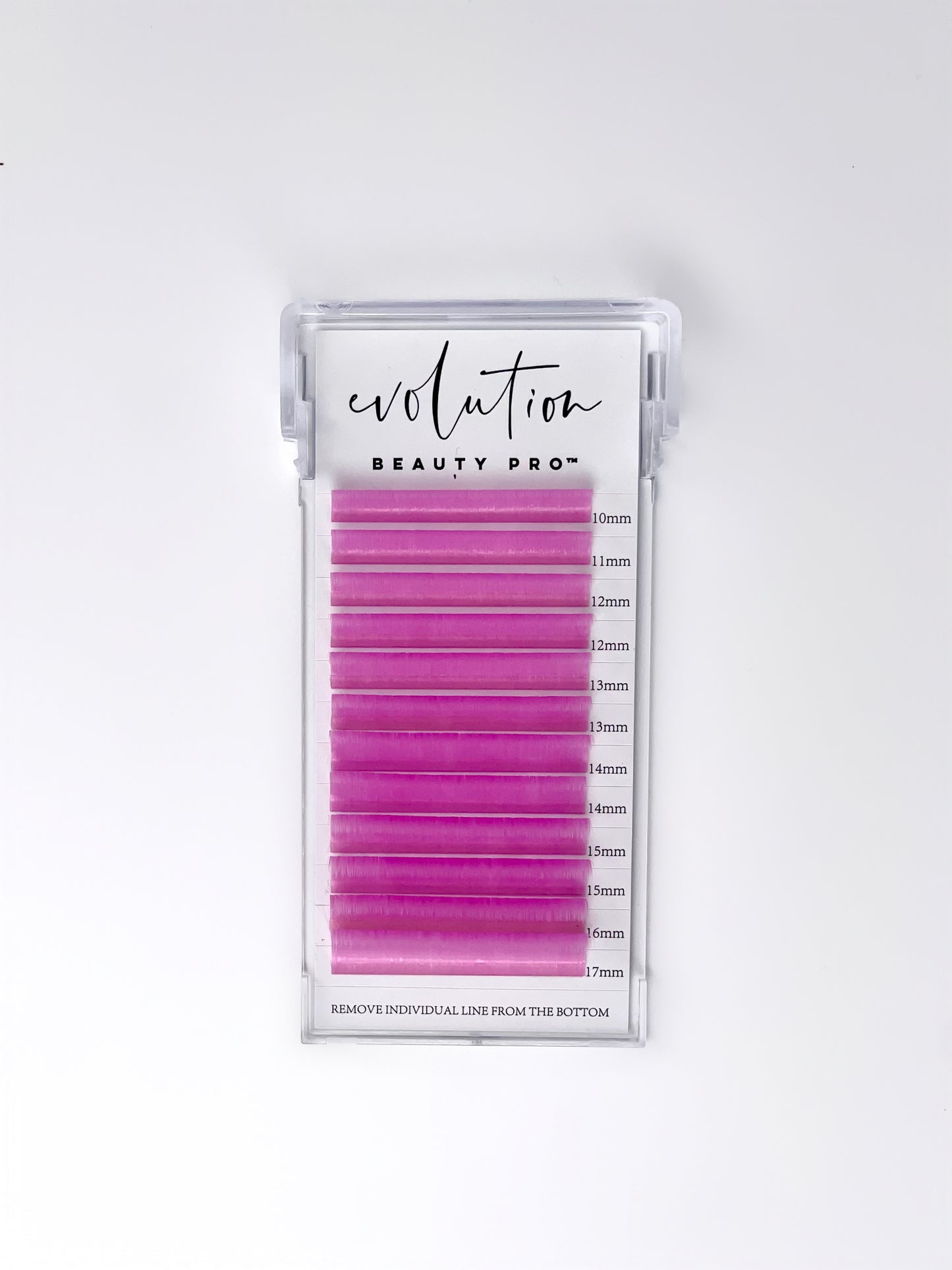 Lavender Colored Neon Lash Extensions - Mixed Tray - Easy Fan 10-17mm