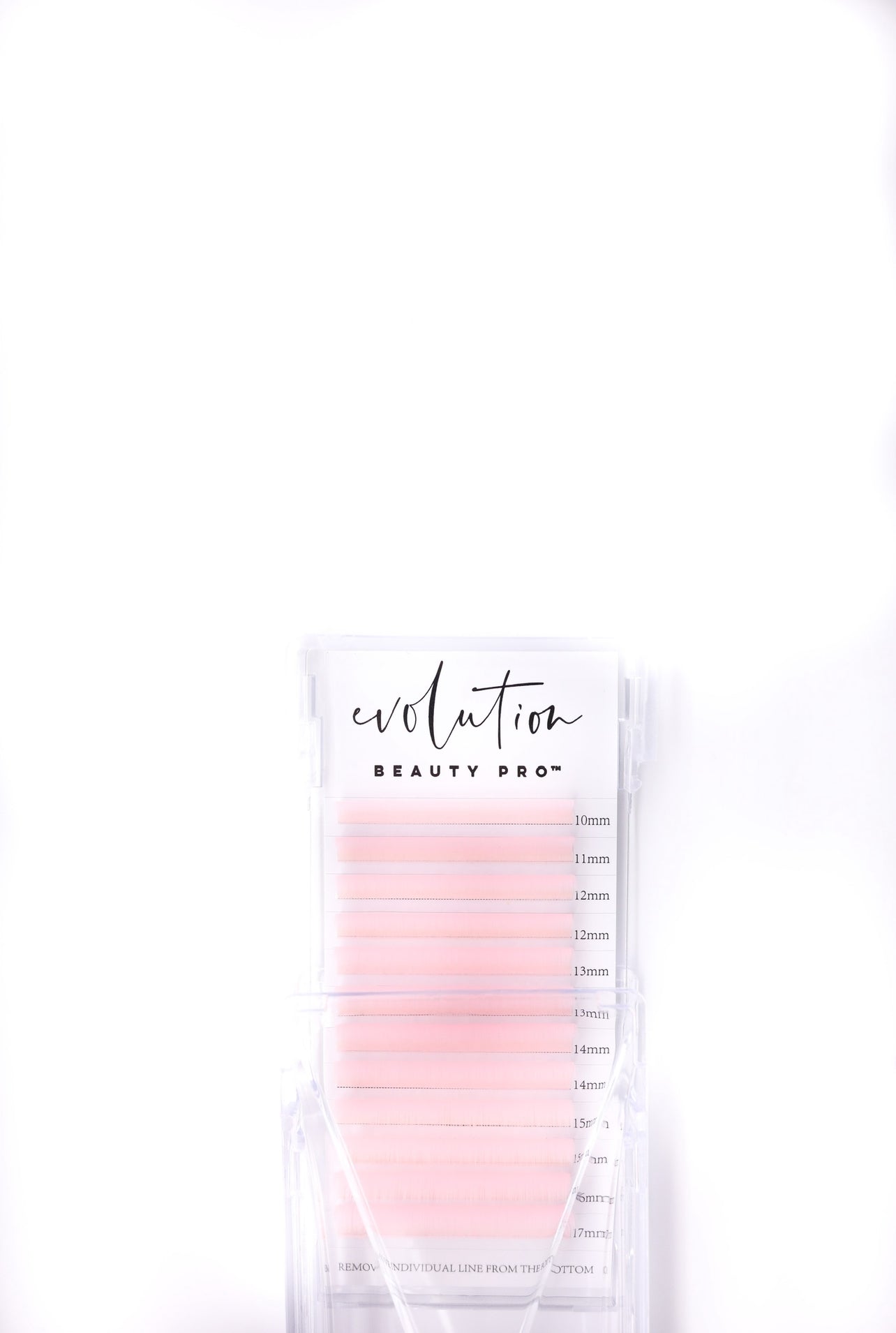 Baby Pink Colored Neon Lash Extensions - Mixed Tray - Easy Fan 10-17mm