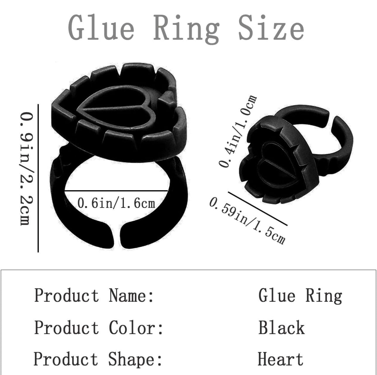 Heart Shaped Glue Ring