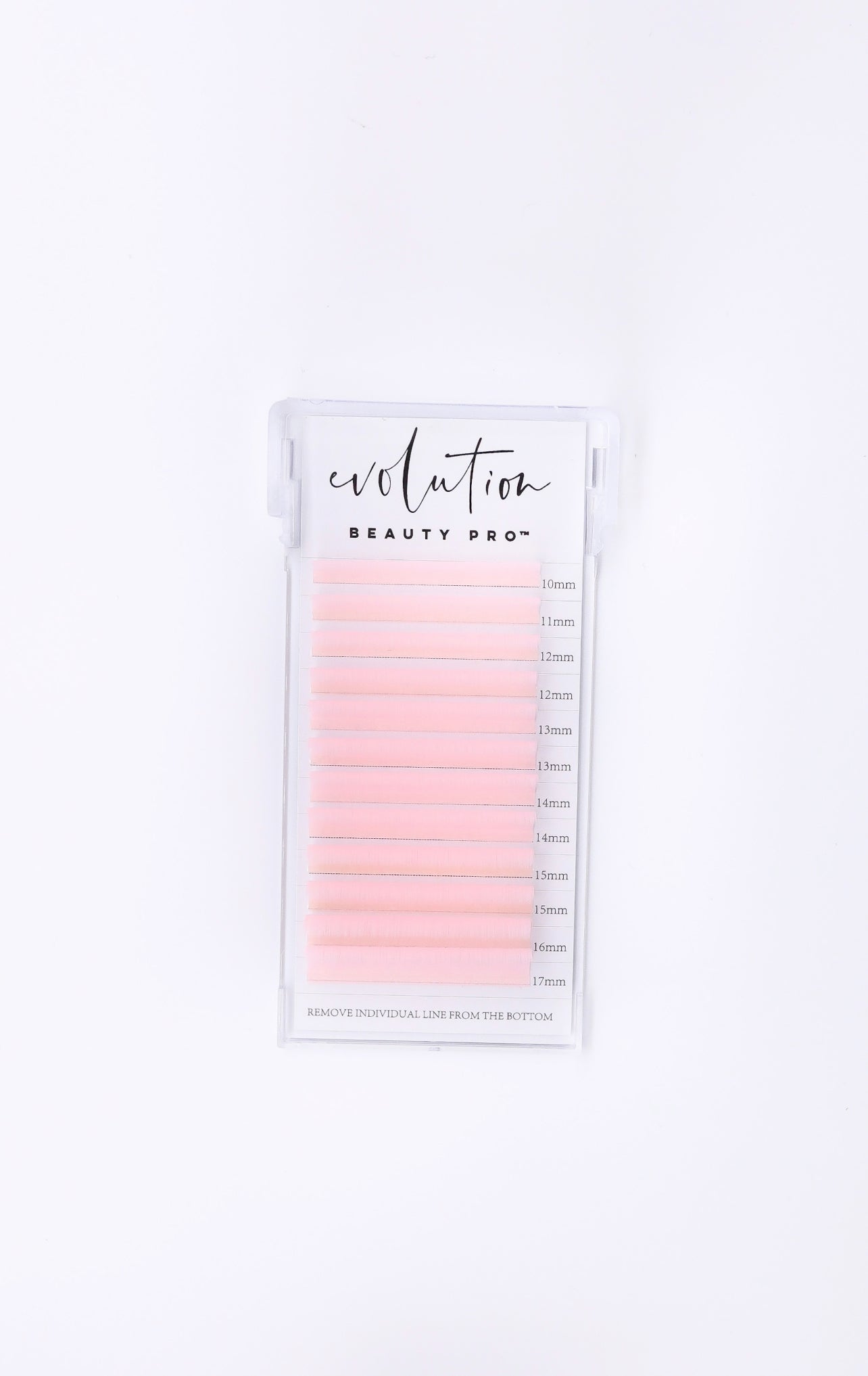 Baby Pink Colored Neon Lash Extensions - Mixed Tray - Easy Fan 10-17mm